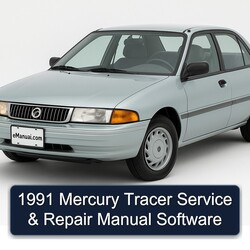 1991 Mercury Tracer Software Service Repair Workshop Manual PDF
