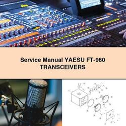 Yaesu FT-980 Transceivers Service Repair Workshop Manual PDF