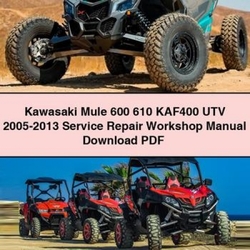 2005-2013 Kawasaki Mule 600 610 KAF400 UTV Service Repair Workshop Manual PDF