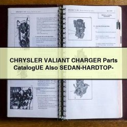 Chrysler Valiant Charger Also Sedan-hardtop Parts Catalog PDF