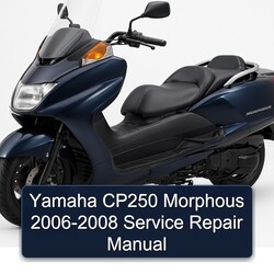 2006-2008 Yamaha Morphous CP250 Service Repair Workshop Manual PDF