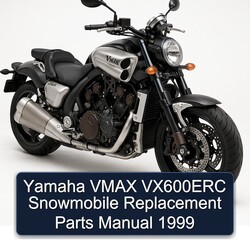 1999 Yamaha Vmax VX600ERC Snowmobile Replacement Parts Catalog PDF