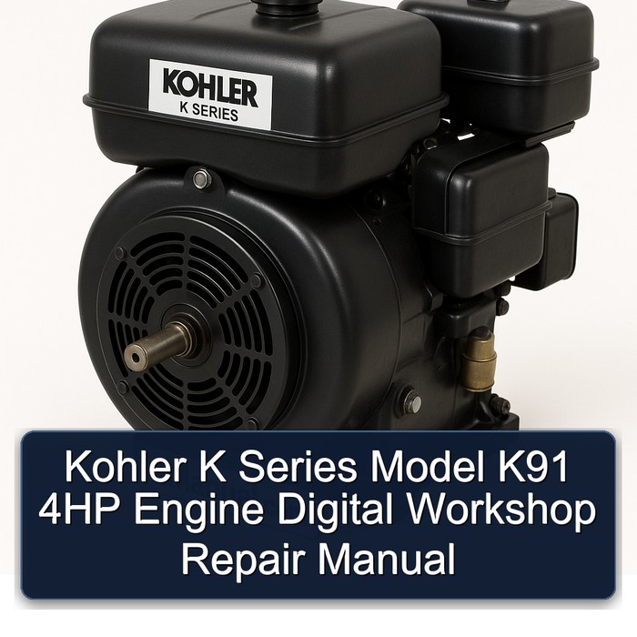 Kohler K Series Model K91 4HP Engine Digital Service Repair Workshop Manual PDF
