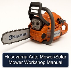 Husqvarna Auto Mower/solar Mower Service Repair Workshop Manual PDF