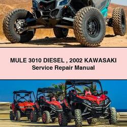 2002 Mule 3010 Diesel Kawasaki Service Repair Workshop Manual PDF