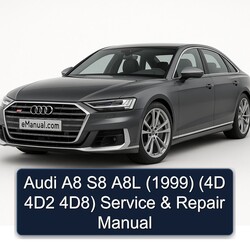 1999 Audi S8 A8 A8L (4d 4d2 4d8) Service Repair Workshop Manual PDF