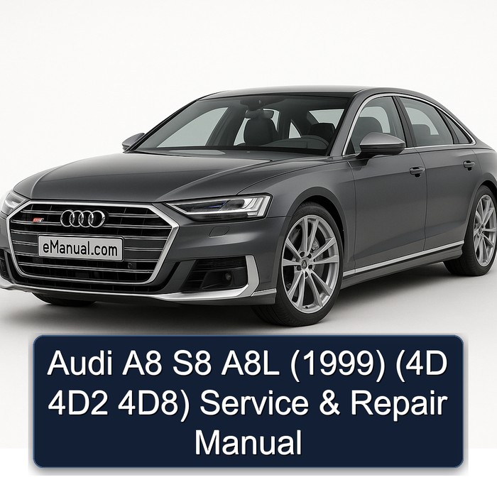 1999 Audi S8 A8 A8L (4d 4d2 4d8) Service Repair Workshop Manual PDF