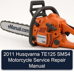 2011 Husqvarna SMS Models TE125 SMS4 Motorcycle Service Repair Workshop Manual PDF