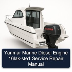 Yanmar Marine Diesel Engine 16LAK-STE1 Service Repair Workshop Manual PDF