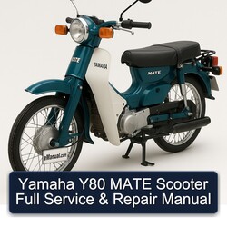 Yamaha Y80 Mate Scooter Service Repair Workshop Manual PDF