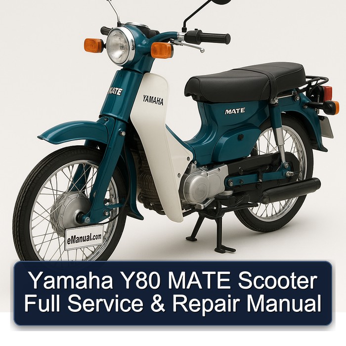Yamaha Y80 Mate Scooter Service Repair Workshop Manual PDF