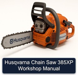 Husqvarna Chain Saw 385XP Service Repair Workshop Manual PDF