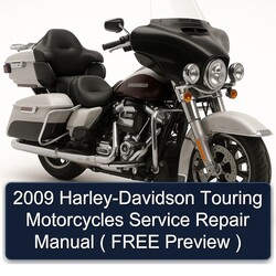 2009 Harley Davidson Touring Harley-davidson Motorcycles ( Free Preview ) Service Repair Workshop Manual PDF
