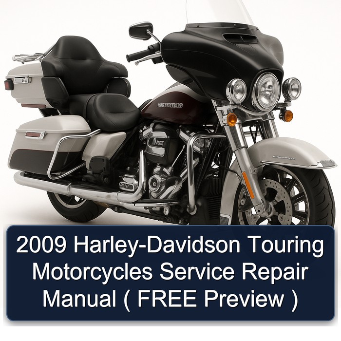 2009 Harley Davidson Touring Harley-davidson Motorcycles ( Free Preview ) Service Repair Workshop Manual PDF