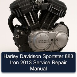 Harley Davidson Sportster 883 Iron 2013 Manual de servicio y reparación 