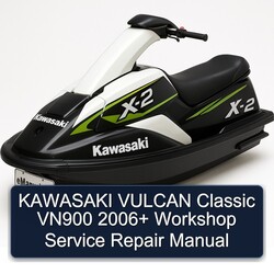 2006 Kawasaki Vulcan Classic VN900 Service Repair Workshop Manual PDF