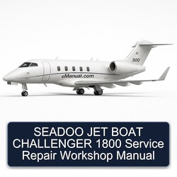 Seadoo JET Boat Challenger 1800 Service Repair Workshop Manual PDF