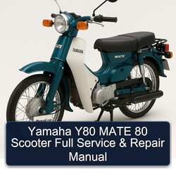 Yamaha Y80 Mate 80 Scooter Service Repair Workshop Manual PDF