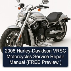 2008 Harley Davidson Vrsc Harley-davidson Motorcycles (free Preview ) Service Repair Workshop Manual PDF