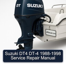 1988-1998 Suzuki DT4 DT-4 Service Repair Workshop Manual PDF