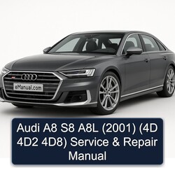 2001 Audi S8 A8 A8L (4d 4d2 4d8) Service Repair Workshop Manual PDF