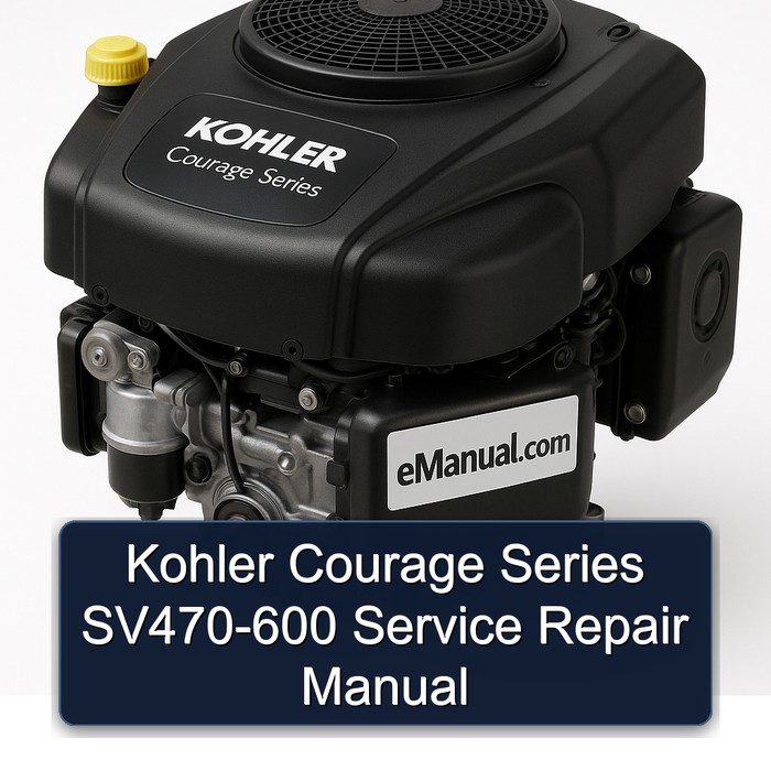 Kohler Courage Series SV470-600 Service Repair Workshop Manual PDF