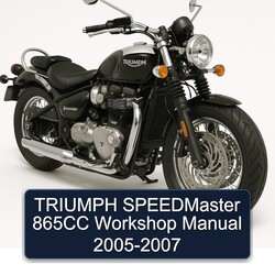 2005-2007 Triumph Speedmaster 865CC Service Repair Workshop Manual PDF