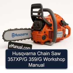 Husqvarna Chain Saw 357xp/g 359/g Service Repair Workshop Manual PDF