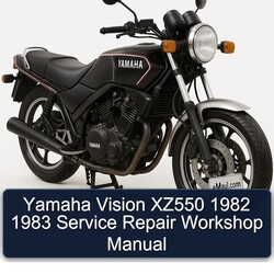1982-1983 Yamaha XZ550 Vision Service Repair Workshop Manual PDF