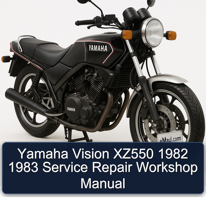 1982-1983 Yamaha XZ550 Vision Service Repair Workshop Manual PDF
