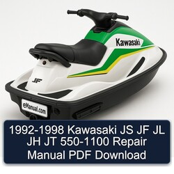 1992-1998 Kawasaki JS JF JL JH JT 550-1100 Service Repair Workshop Manual PDF