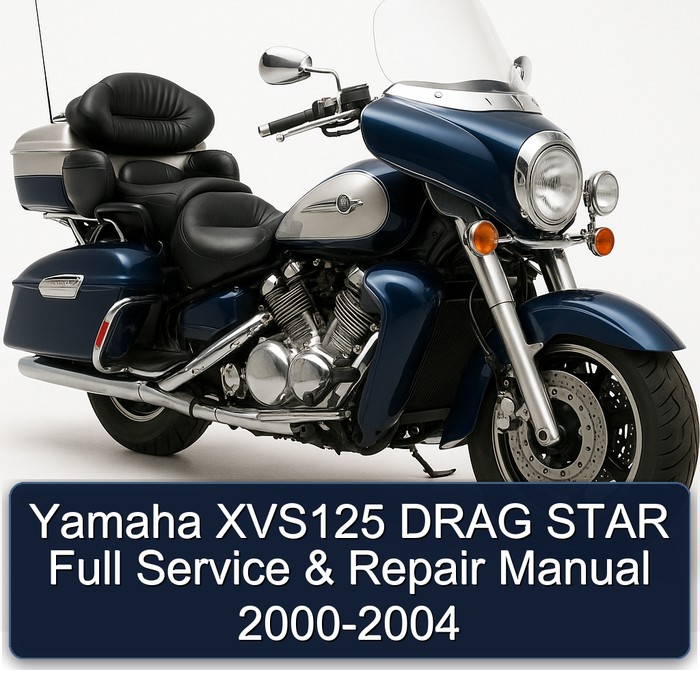 2000-2004 Yamaha XVS Models XVS125 Drag Star Service Repair Workshop Manual PDF