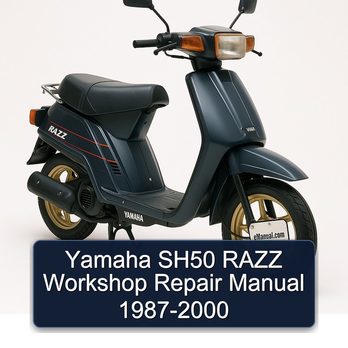 1987-2000 Yamaha Razz SH50 Service Repair Workshop Manual PDF