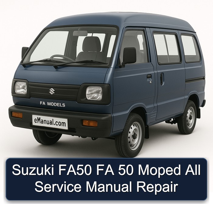 Garelli Moped Suzuki FA50 FA 50 All Service Repair Workshop Manual PDF