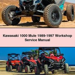 1989-1997 Kawasaki 1000 Mule Service Repair Workshop Manual PDF