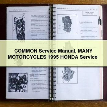 1995 Honda Common Many Motorcycles Service Repair Workshop Manual PDF