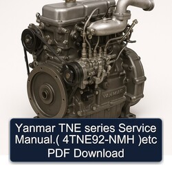 Yanmar TNE Series .( 4tne92-nmh )etc Service Repair Workshop Manual PDF
