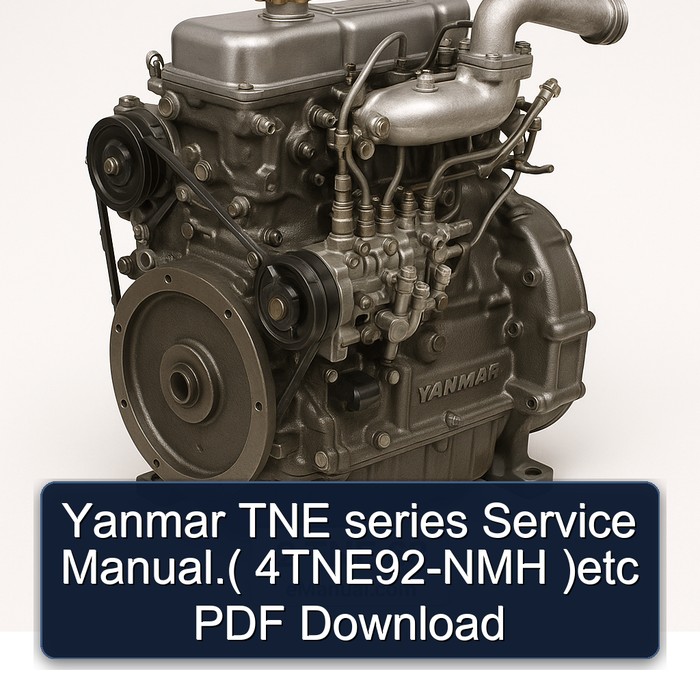 Yanmar TNE Series .( 4tne92-nmh )etc Service Repair Workshop Manual PDF