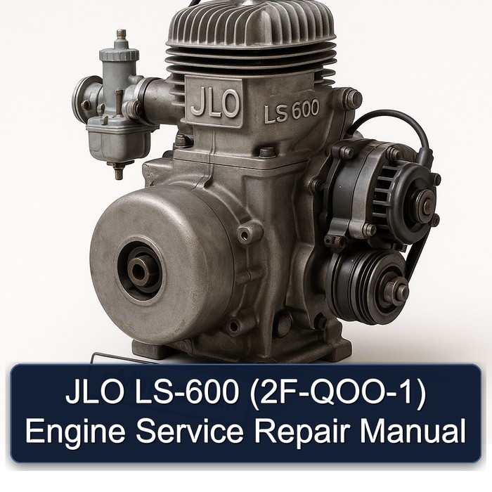 JLO LS 600 LS-600 (2F-QOO-1) Engine Service Repair Workshop Manual PDF