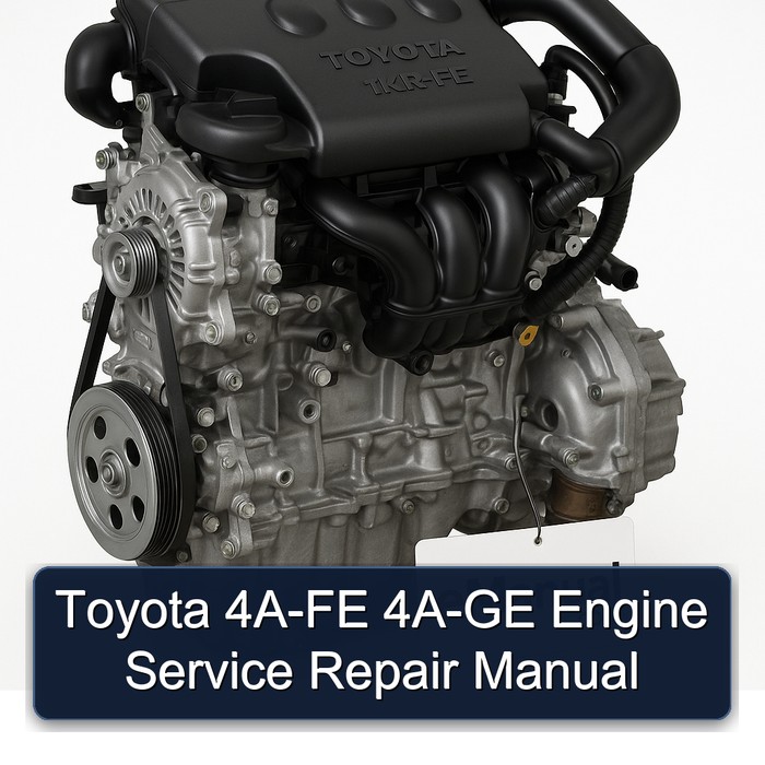 Toyota 1KR FE 4A-FE 4A-GE Engine Service Repair Workshop Manual PDF