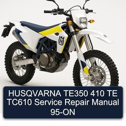 Husqvarna TE Models TE350 410 TC610 95-ON Service Repair Workshop Manual PDF