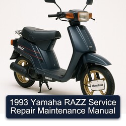 1993 Yamaha Razz Service Repair Workshop Manual PDF