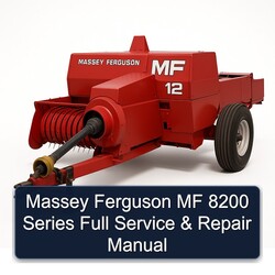 Massey Ferguson MF 8200 Series Service Repair Workshop Manual PDF