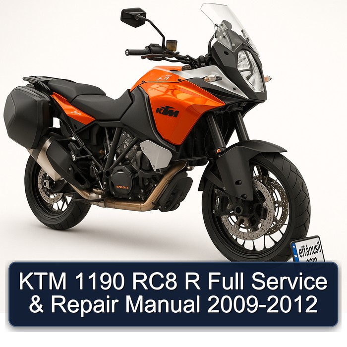 2009-2012 KTM 1190 RC8 R Service Repair Workshop Manual PDF