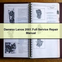 2001 Chevrolet Lanos Daewoo Service Repair Workshop Manual PDF