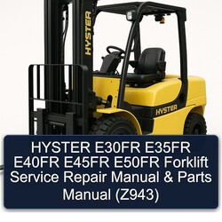 Hyster E30FR E35FR E40FR E45FR E50FR Forklift Parts (Z943) Catalog PDF