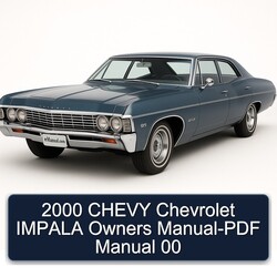 2000 Chevrolet Impala Chevy Owners - 00 Owner's Manual PDF