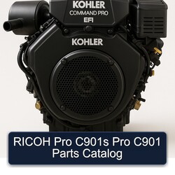 Kohler Command Pro EFI Models Ricoh C901S C901 Parts Catalog PDF