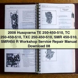 2008 Husqvarna TE 250-450-510 TC TXC SMR 450-510 Service Repair Workshop Manual PDF