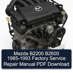 1985-1993 Mazda K Series B2200 B2600 Service Repair Workshop Manual PDF